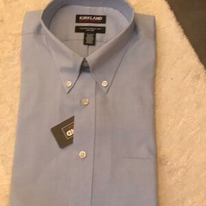 Men's Blue Dress Shirt